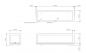 Preview: DECOR WALTHER LED-Wand/Deckenleuchte Bauhaus 30x9x9cm dimmbar
