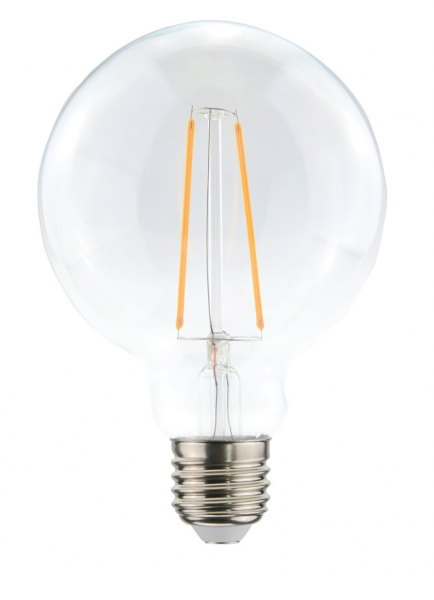 LED Filament Globe Ø95mm E27 9W 2700K klar