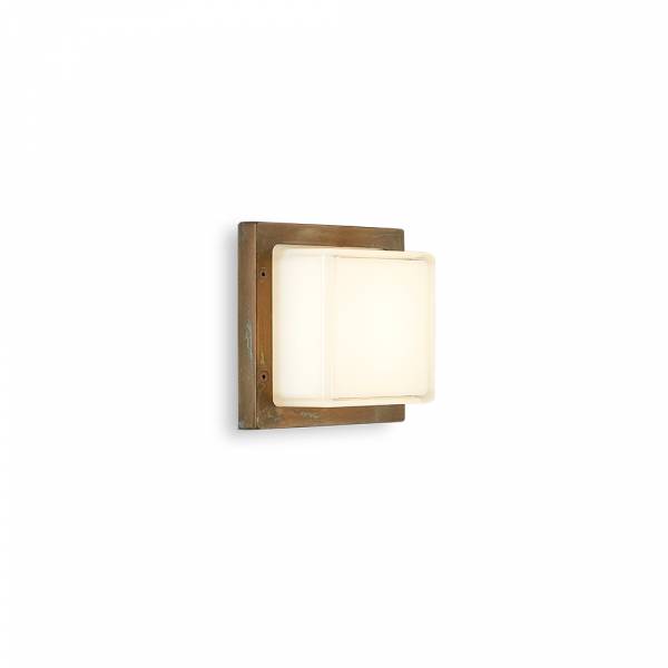 MORETTI LUCE Messing-Wandleuchte Ice Cubic Square Art. 3403