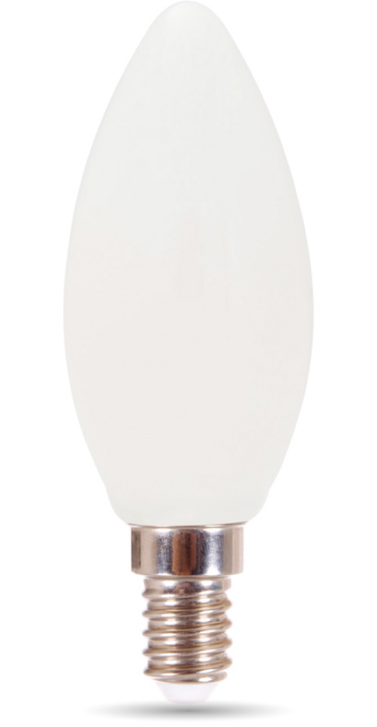 LED Filament E14 Kerze 4,5W 2700K dimmbar opal
