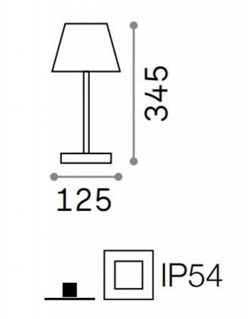 LED-Tischleuchte Lolita kabellos